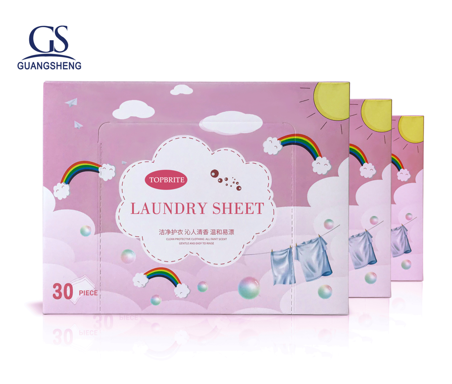 Factory price  Eco-Friendly Ultra Concentrated Laundry Detergent Sheet